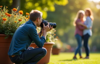 Fotograaf maakt ongemerkt een foto