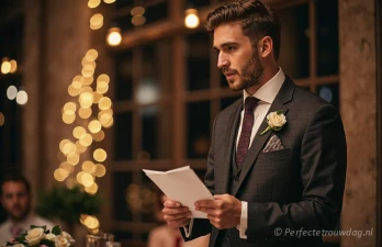 Speech op bruiloft door best man
